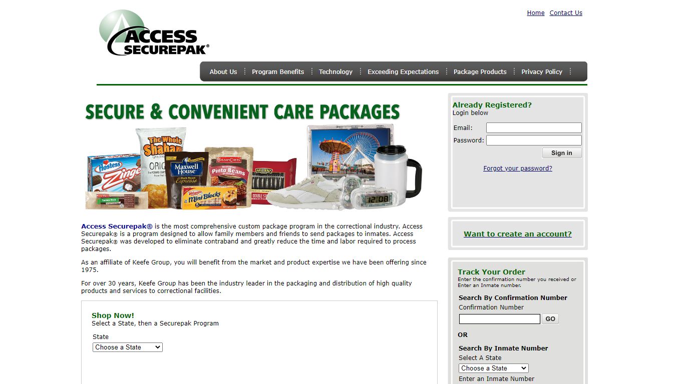 Hudson County Package Program - NJ - Access Securepak